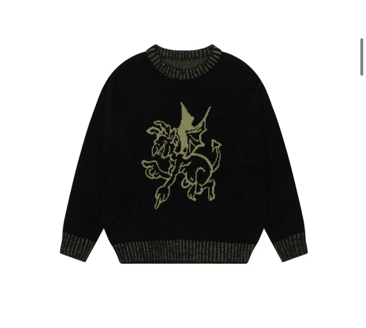 아캄 aakam Devil Jacquard Knit 니트 2사이즈